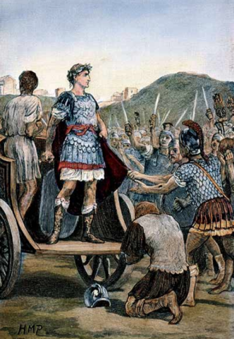 Mare Nostrum, Imperio Romano y Julio César