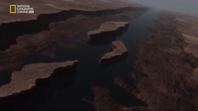 El continente de Rodania se dividio