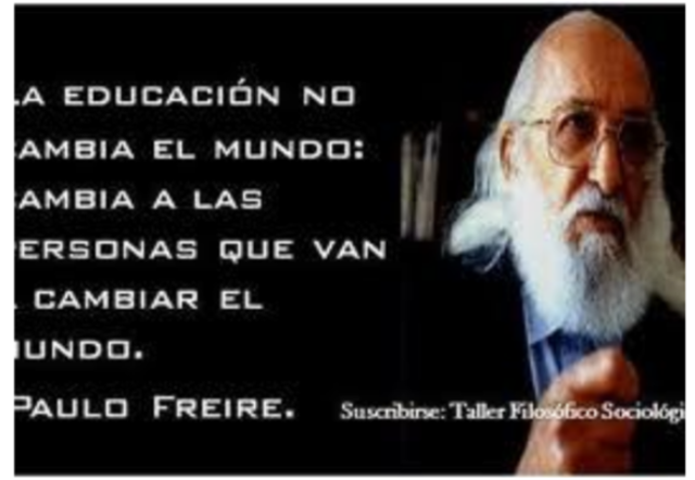 La educación liberadora y el método Freire de la alfabetización