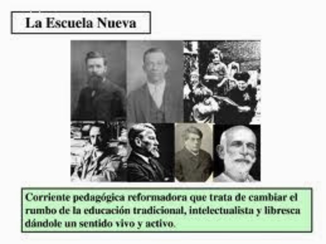 Las primeras “escuelas nuevas"