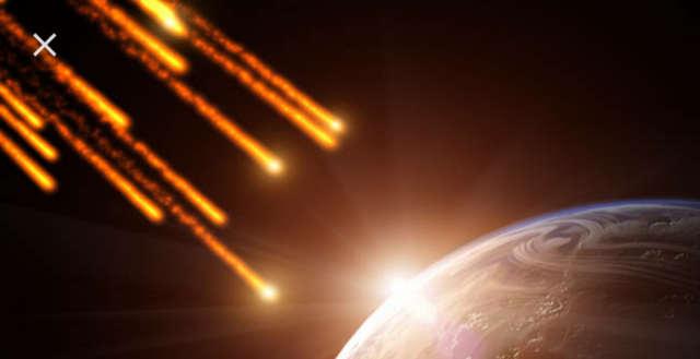 Segunda lluvia de meteoritos