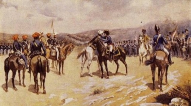 Fi de la Primera Guerra Carlina. Abrazo de Vergara