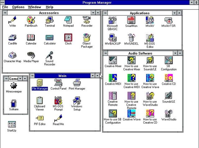 WINDOWS NT 3.1