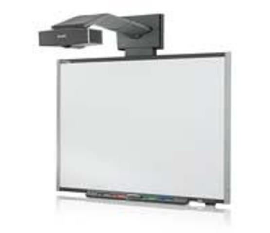 The first interactive whiteboard and the Web