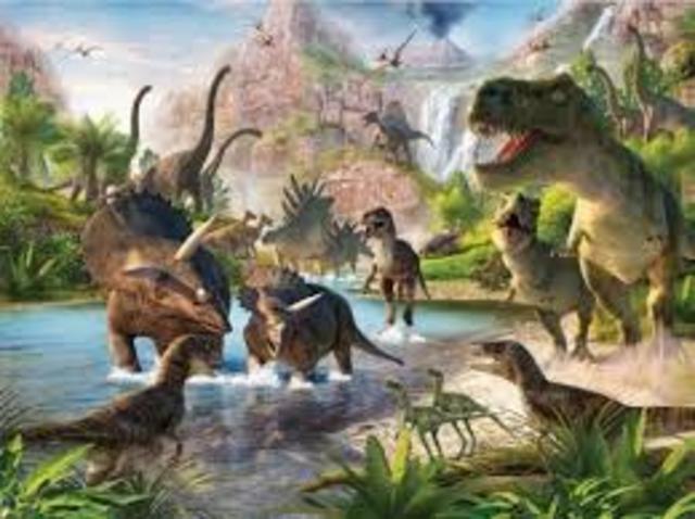 Apariccion dinosaurios