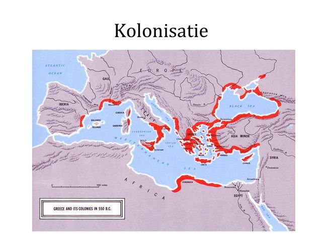 Begin van de Griekse kolonisatie