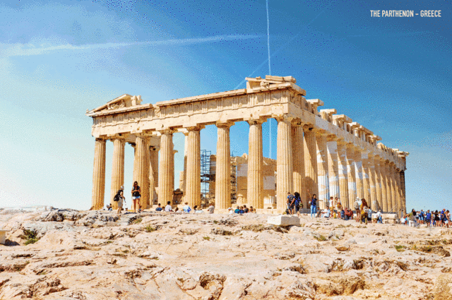 Het Parthenon in Athene
