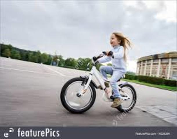 Learned how to ride a bike