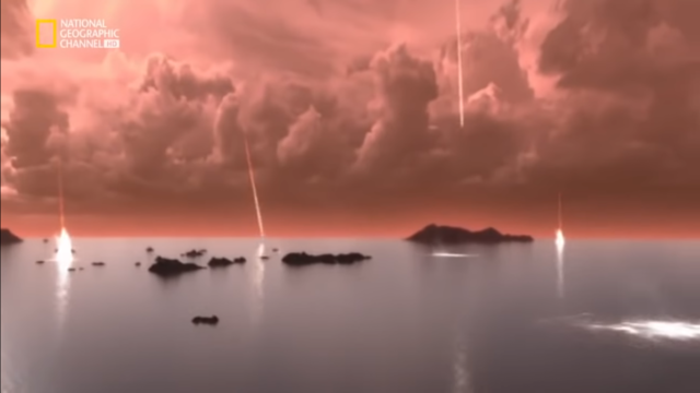 Segunda lluvia de meteoritos