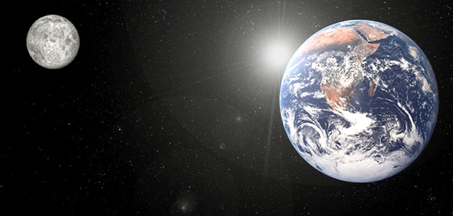 El alejamiento de la luna