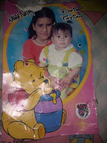 primer foto con mi hermana