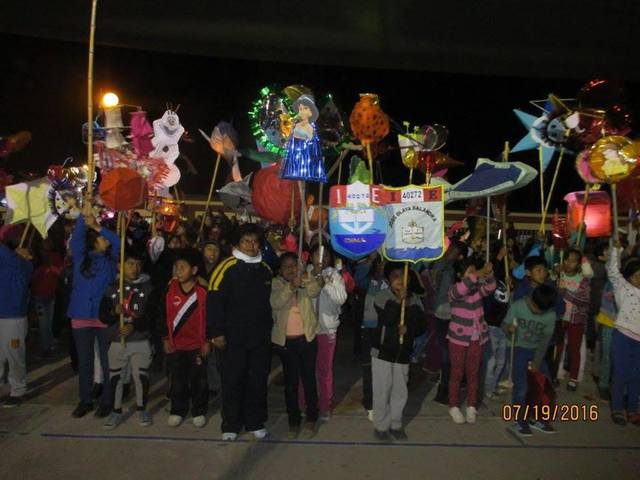 Serenata por aniversario de la I.E.