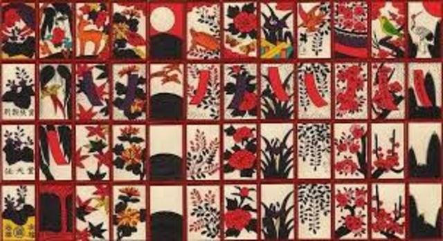 Fusajiro Yamauchi comenzó fabricando los naipes japoneses "Hanafuda" (flor) en Kyoto.
