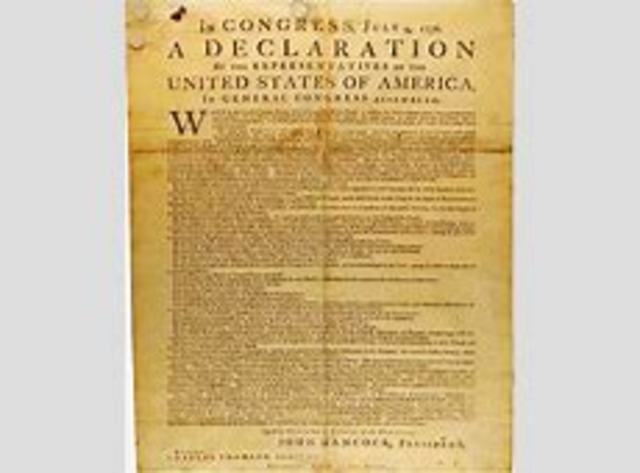 la declaración de independencia