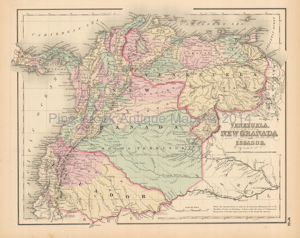 Camino de paso por la Nueva Granada