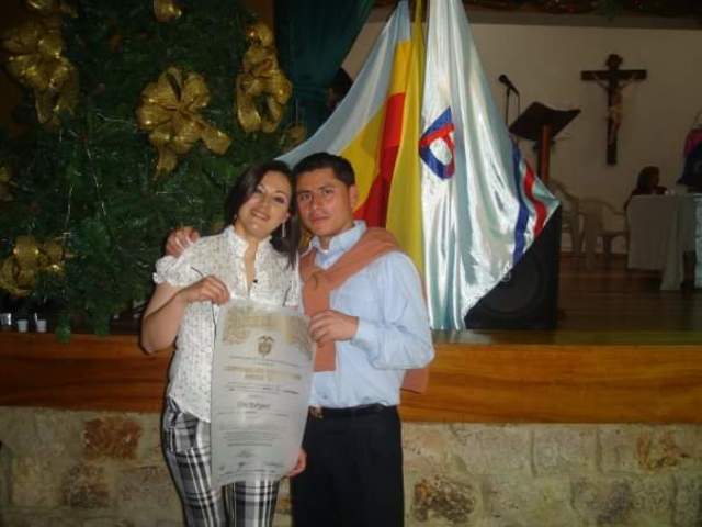 Grado bachiller de Liliana.