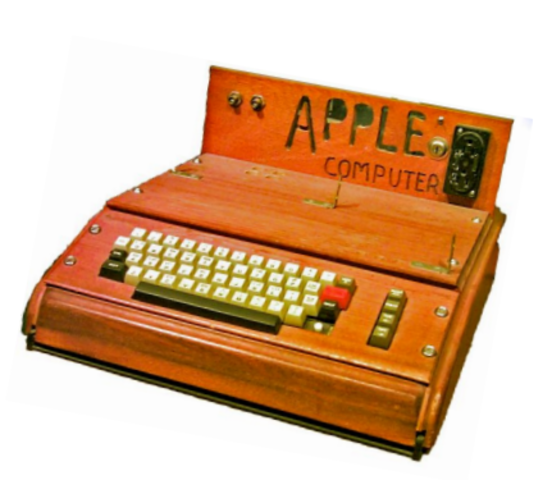 1976: Lançado o Apple I.