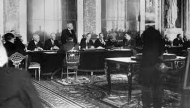 El tratado de Versalles