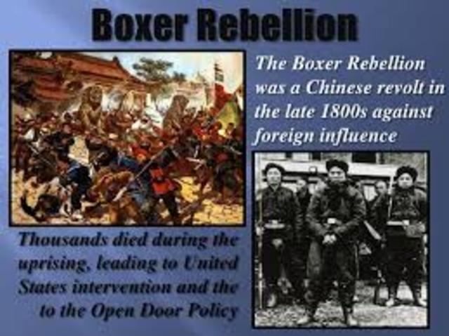 The start of the boxer rebellion