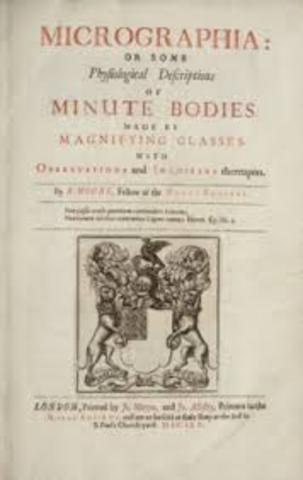 Robert Hooke publica el libro Micrographia