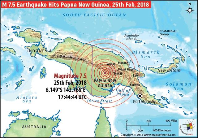 Papua New Guinea Quake