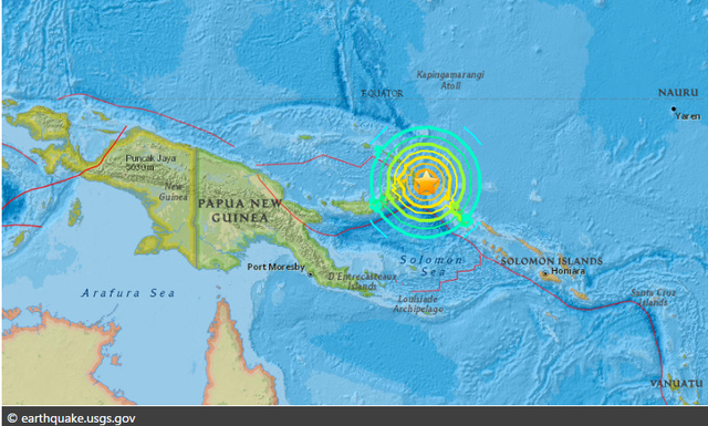 Papua New Guinea Quake