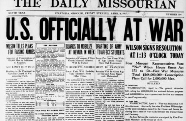 US Declares War on Germany