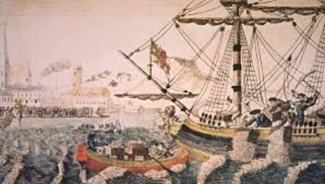 boston tea party of 1773