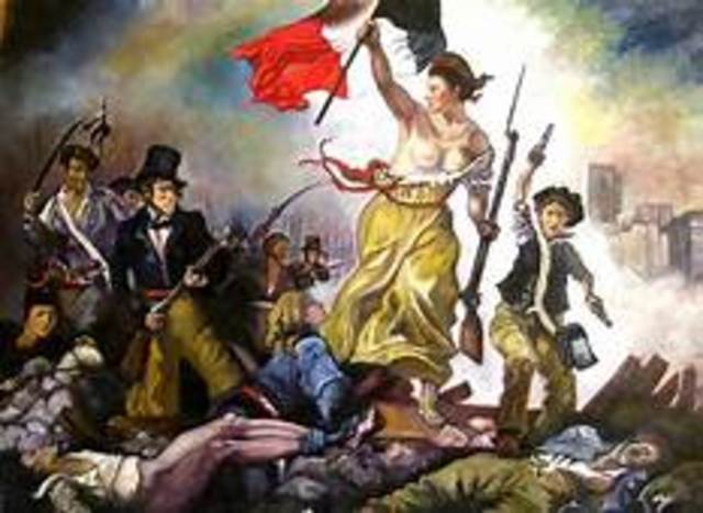 Inicio de la Revolución Francesa.
