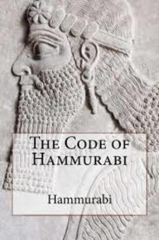 Hammurabi 1800 A.C.
