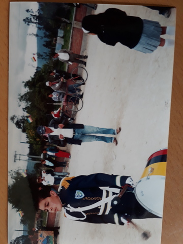 Hago parte de la banda Marcial del municipio