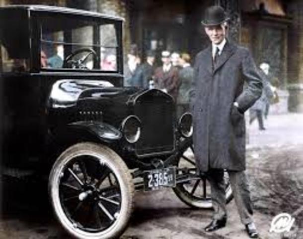 Henry Ford produces his first Model T (car)