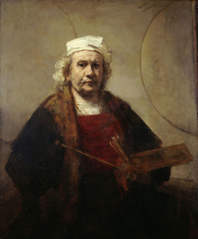 Self-Portrait With Two Circles, Rembrandt, , Kenwood House, London
