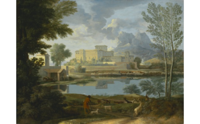 Landscape with a Calm, Poussin, Getty Museum, Los Angeles