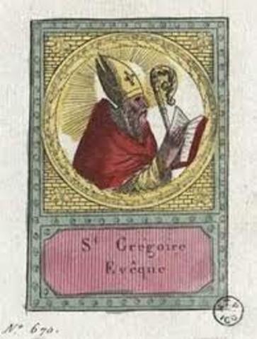 Nace Gregorio de Tours