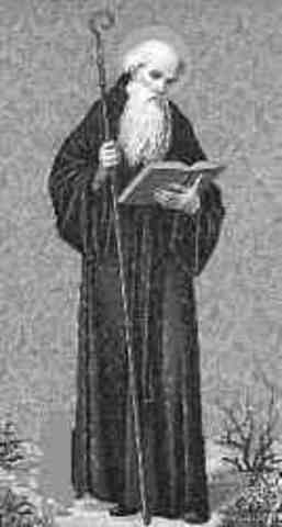 Benito Biscop visitó Roma en seis ocasiones, llevando numerosos libros