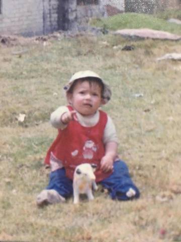 mis primeros momentos en el pasto