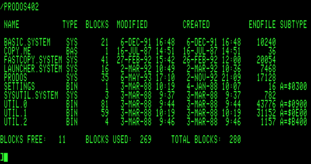 Aparición del Apple DOS