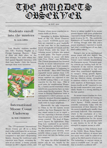 Students enroll into the masters