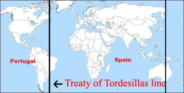 The Treaty of Tordesillas