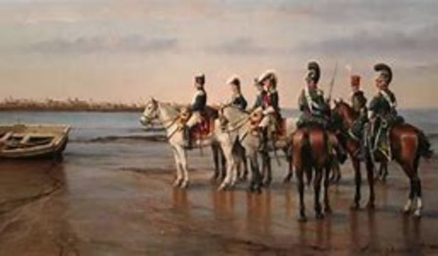 Entrada de las tropas francesas en la Peninsula