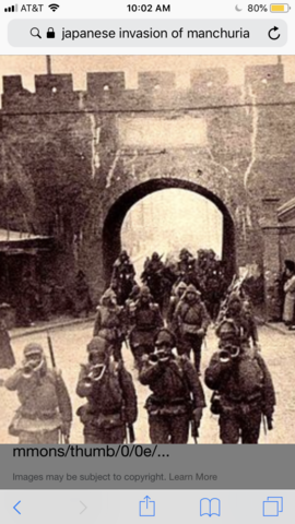 Japanese invasion of Manchuria