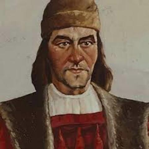 Dias sails around the tip of Africa