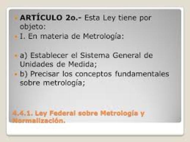 Ley Federal sobre Normas y Medidas