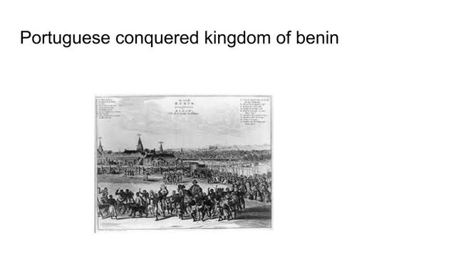 portuguese conquered the kingdom of benin