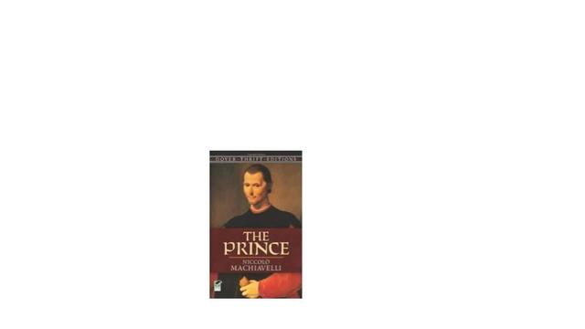 machiavelli published the prince