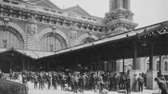 Opening of Ellis Island