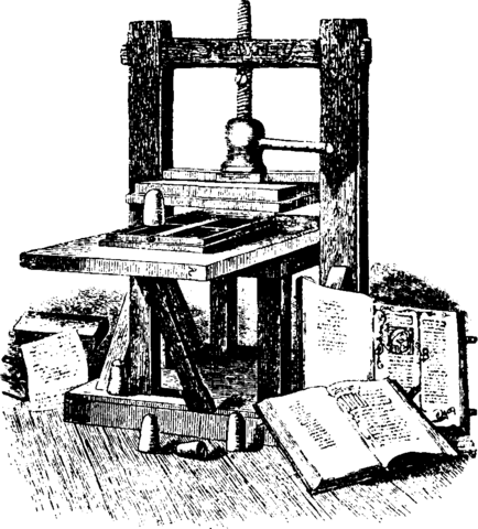The Year that Gutenberg invented the Printing Press