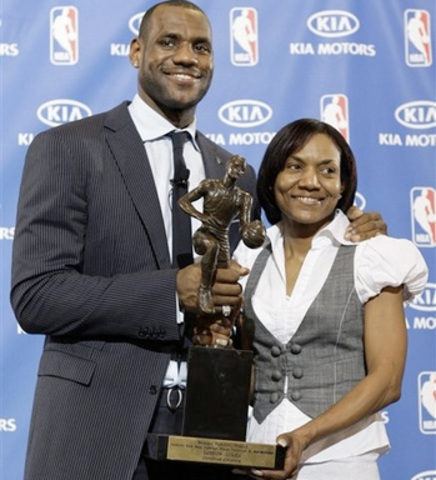 LeBron James wins his 1st MVP