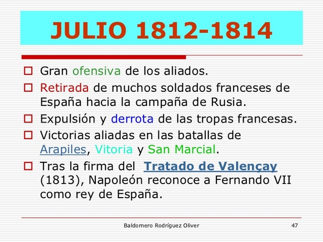 OFENSIVA DE LOS ALÍADOS Y DERROTA DE LOS FRANCESES